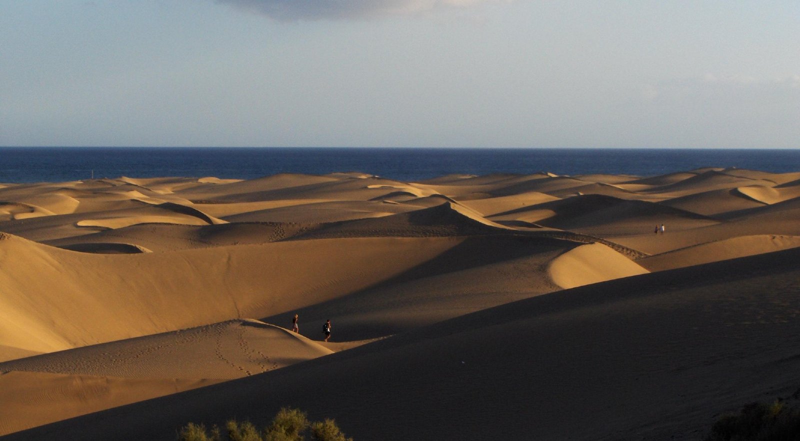 Vista aérea de la costa de Maspalomas con el faro, Gran Canaria